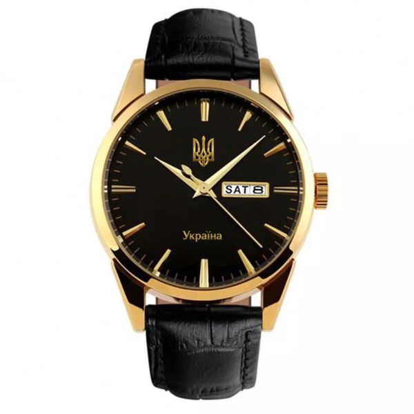 Годинники наручні 9073GDBK-B SKMEI, GOLD- BLACK(MEN), UKRAINE