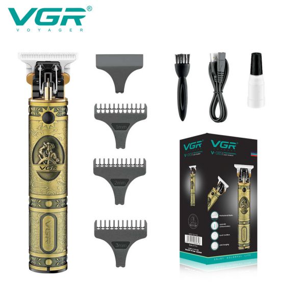 Машинка (триммер) для стрижки волосся та бороди VGR V-085, Professional, 3 насадки, STRONG BATTERY