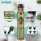 Машинка (триммер) для стрижки волосся та бороди VGR V-085, Professional, 3 насадки, STRONG BATTERY