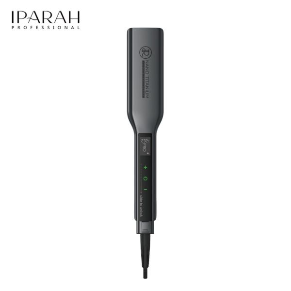 Випрямляч для волосся IPARAH P-128B GREY, 39мм, 50-232 ° C, керамічне покриття, 50 W, LED display