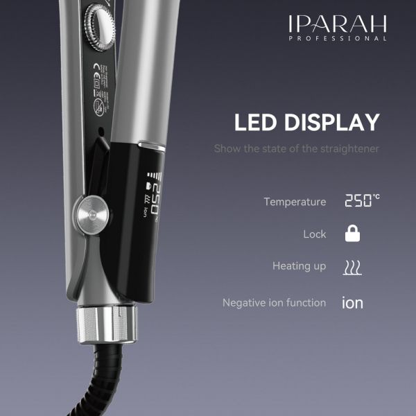 Випрямляч для волосся IPARAH P-130, 120-250°C, керамічне покриття, 70 Вт