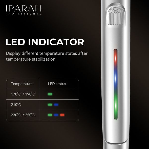 Випрямляч для волосся IPARAH P-132B GREY, 170-250 ° C, керамічне покриття, LED display, 58 W
