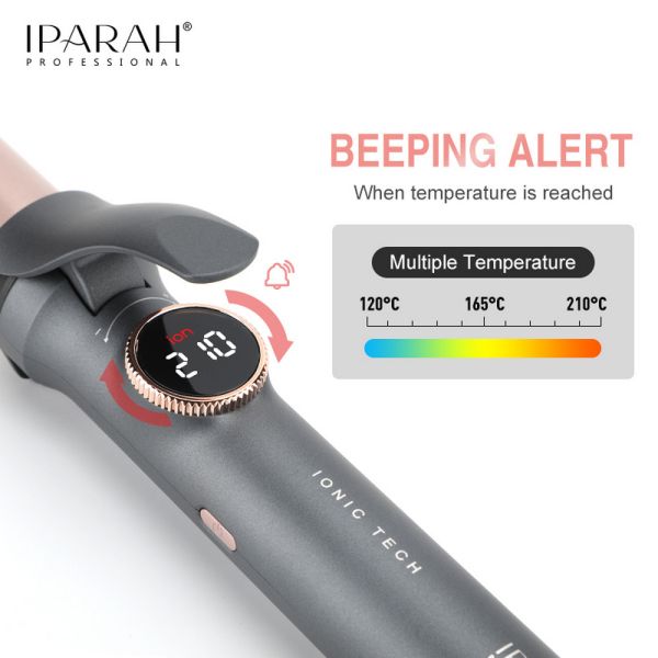 Плойка IPARAH P-205, 28mm, 120-210°C, керамічне покриття, LED display, 70W