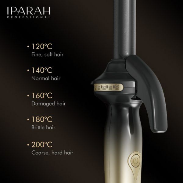 Плойка IPARAH P-206, 13mm, 120-200°C, керамічне покриття, 20W