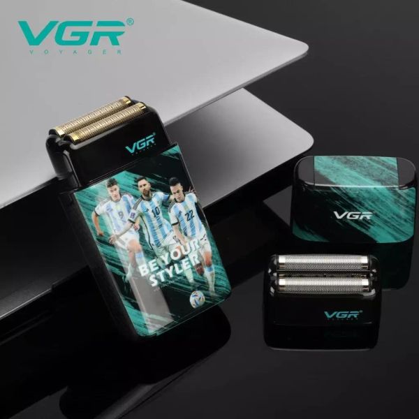 Електробритва VGR V-309 шейвер, подвійне лезо, 6500-7500 RPM, LED Display