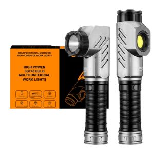 Тактичний ліхтар YEMAO YM-F303X, 1600LM, акумулятори 1x21700 (1x5000 mAh), поворотна голова