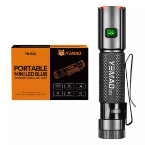 Тактичний ліхтар YEMAO YM-M52, 1500LM, акумулятори 2x14500 (2x1200 mAh)