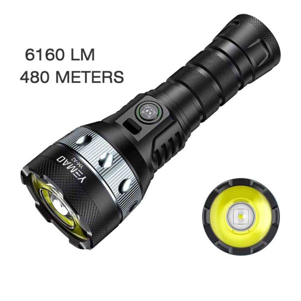 Ліхтар YEMAO YM-A2-C Sanan 7171+COB, 1x21700, ЗУ Type-C, zoom