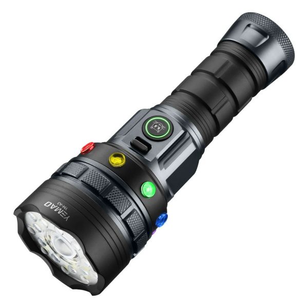 Ліхтар YEMAO YM-A3T 1+18LED, 1x26650, ЗУ Type-C, zoom, магніт