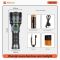 Ліхтар YEMAO YM-A3T 1+18LED, 1x26650, ЗУ Type-C, zoom, магніт
