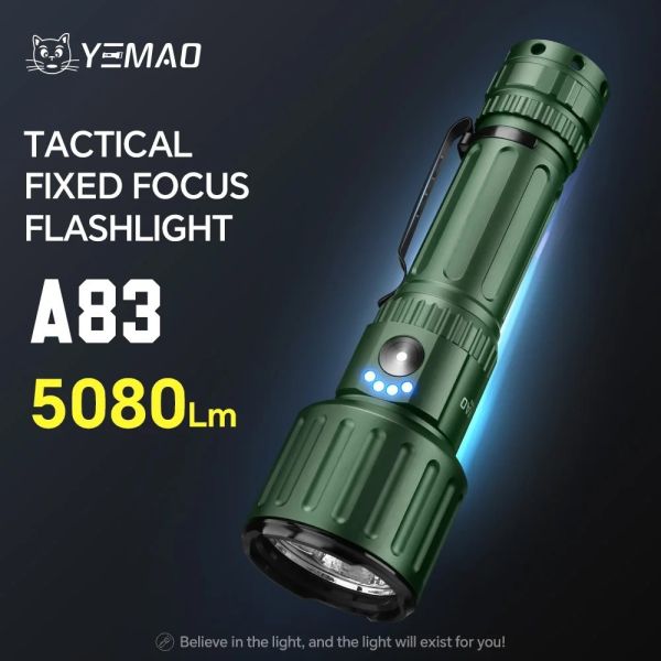 Ліхтар YEMAO YM-A83 3KX50, 1x21700, ЗУ Type-C