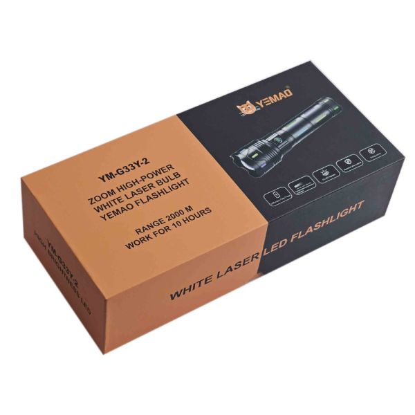 Ліхтар YEMAO YM-G33Y-2 TG 40W, 3x361350, ЗУ Type-C, zoom