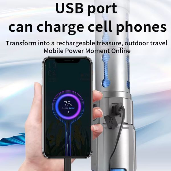 Ліхтар YEMAO YM-G530 TG 30W, 1x40700, Power Bank, ЗУ Type-C, zoom, захист від комарів