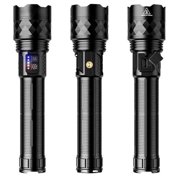 Ліхтар YEMAO YM-G641 TG 60W, 1x33140, Power Bank, ЗУ Type-C, zoom, кейс