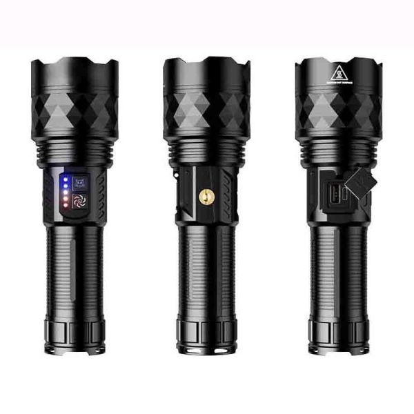 Ліхтар YEMAO YM-G641-1 TG 60W, 1x32700, Power Bank, ЗУ Type-C, zoom, кейс