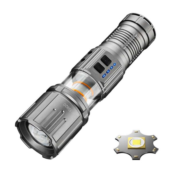 Ліхтар YEMAO YM-G920 TG 30W, 1x40700, Power Bank, ЗУ Type-C, zoom, функція лампи