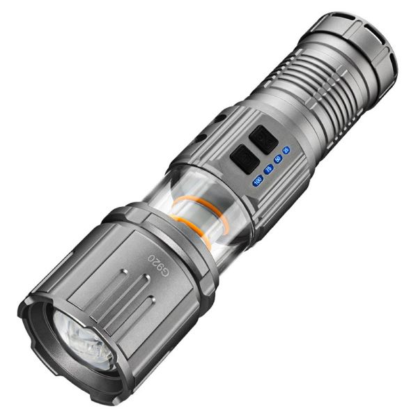 Ліхтар YEMAO YM-G920 TG 30W, 1x40700, Power Bank, ЗУ Type-C, zoom, функція лампи