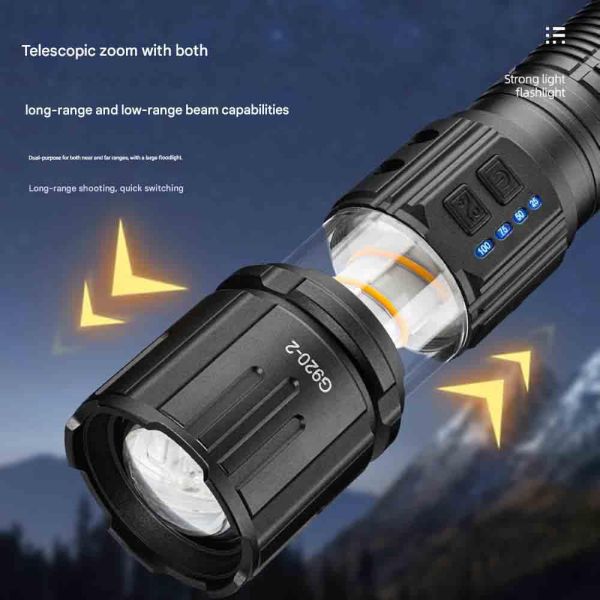 Ліхтар YEMAO YM-G920-2 TG 30W, 1x401350, Power Bank, ЗУ Type-C, zoom, функція лампи