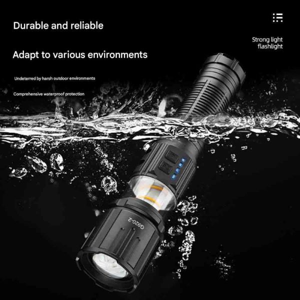 Ліхтар YEMAO YM-G920-2 TG 30W, 1x401350, Power Bank, ЗУ Type-C, zoom, функція лампи