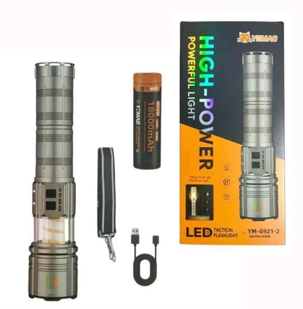 Ліхтар YEMAO YM-G921-2 TG 30W, 1x401350, Power Bank, ЗУ Type-C, zoom, функція лампи