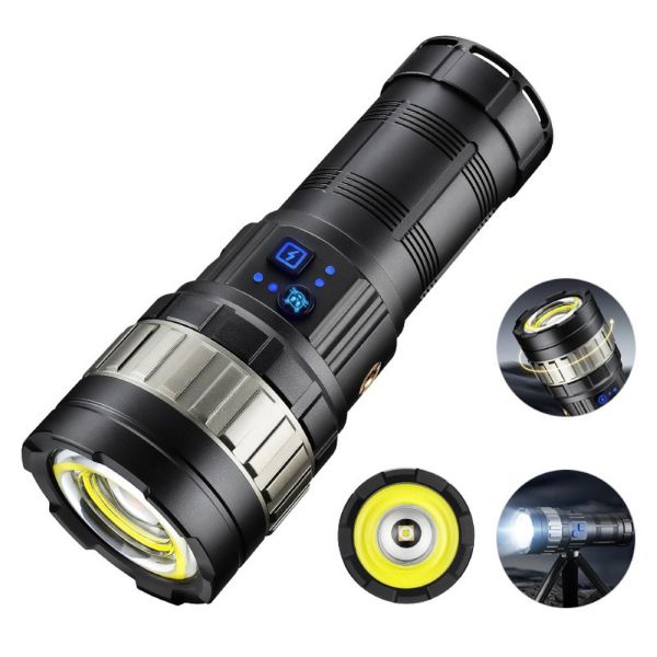 Ліхтар YEMAO YM-G931 TG 30W+COB, 1x40700, Power Bank, ЗУ Type-C, zoom