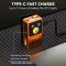 Ліхтар YEMAO YM-M18 TG+2UV+SMD(RGB), Motion Sensor , Li-Ion акумулятор, ЗУ Type-C, магніт, кліпса