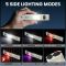 Ліхтар YEMAO YM-M28 2XPL+COB(White+Red)+UV, Li-Ion акумулятор, ЗУ Type-C, кліпса