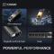 Ліхтар YEMAO YM-M31-UV P50+UV+SMD(RGB), Li-Ion акумулятор, ЗУ Type-C, магніт, затискач