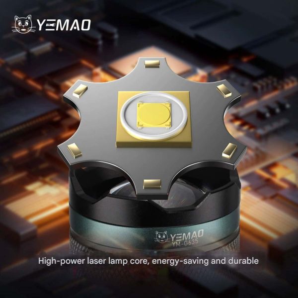Ліхтар YEMAO YM-G635 TG 30W, 1x401350, Power Bank, ЗУ Type-C, zoom, кейс