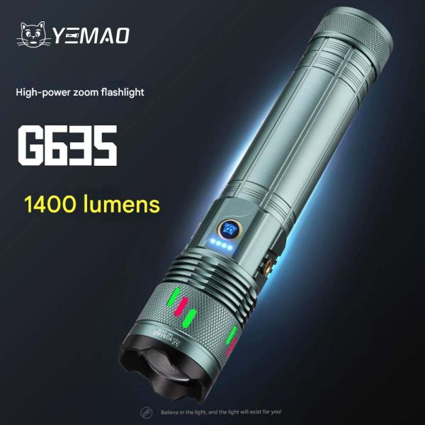 Ліхтар YEMAO YM-G635 TG 30W, 1x401350, Power Bank, ЗУ Type-C, zoom, кейс