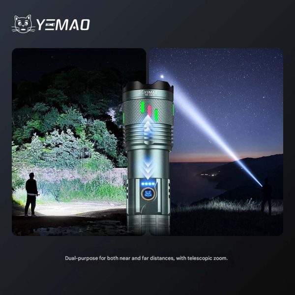 Ліхтар YEMAO YM-G635 TG 30W, 1x401350, Power Bank, ЗУ Type-C, zoom, кейс