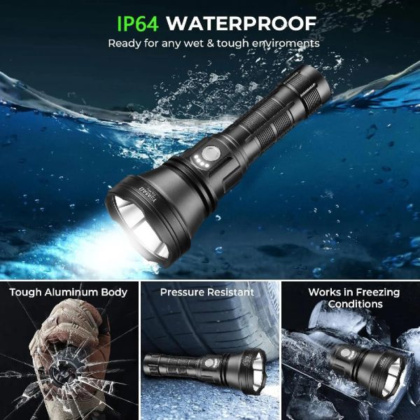 Ліхтар YEMAO YM-98K PRO AY90-N95 LED, 1x21700, ЗУ Type-C