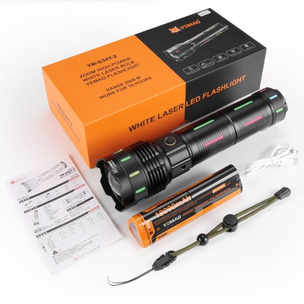 Ліхтар YEMAO YM-G34Y-2 TG 30W, 1x381350, Power Bank, ЗУ Type-C, zoom