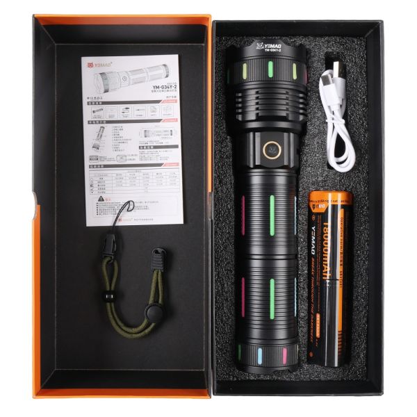 Ліхтар YEMAO YM-G34Y-2 TG 30W, 1x381350, Power Bank, ЗУ Type-C, zoom