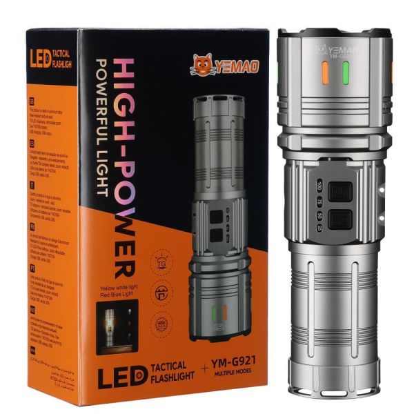 Ліхтар YEMAO YM-G921 TG 30W, 1x40700, Power Bank, ЗУ Type-C, zoom, функція лампи