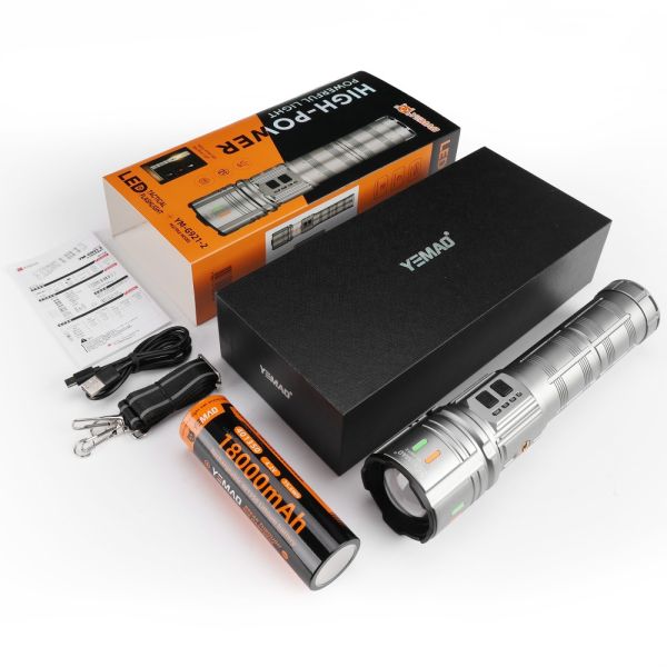 Ліхтар YEMAO YM-G921-2 TG 30W, 1x401350, Power Bank, ЗУ Type-C, zoom, функція лампи
