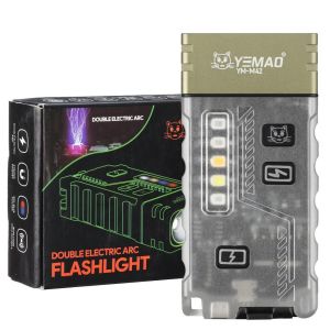 Портативний ліхтар YEMAO YM-M42, 800LM, акумулятор 350 mAh, запальничка, RGB