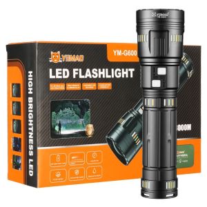 Ліхтар YEMAO YM-G600 TG 60W, 4x181350, Power Bank, ЗУ Type-C, zoom, кейс