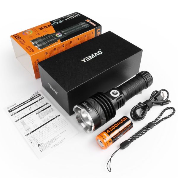 Ліхтар YEMAO YM-G236 TG 50W, 1x26650, ЗУ Type-C, zoom