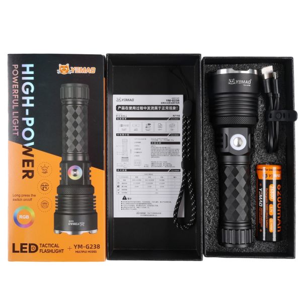 Ліхтар YEMAO YM-G238 TG 50W, 1x26800, ЗУ Type-C, zoom