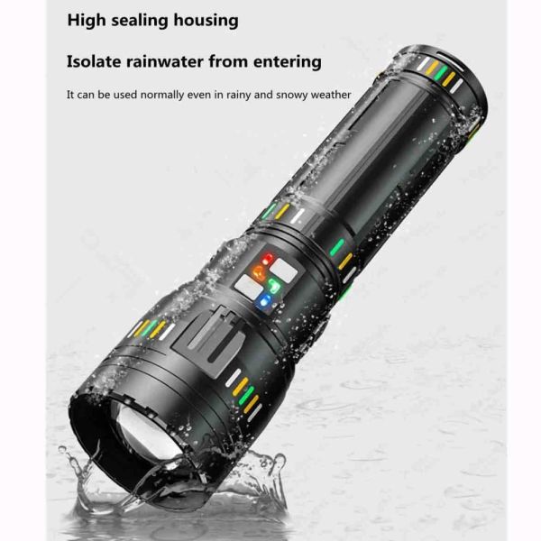Ліхтар YEMAO YM-G600 TG 60W, 4x181350, Power Bank, ЗУ Type-C, zoom, кейс