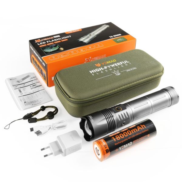 Ліхтар YEMAO YM-G632 TG 30W, 1x401350, Power Bank, ЗУ Type-C, zoom, кейс