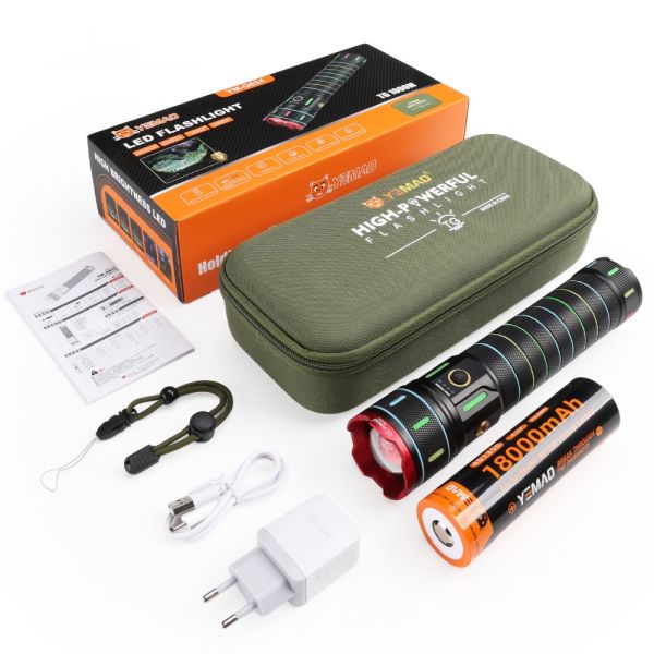 Ліхтар YEMAO YM-G634 TG 30W, 1x401350, Power Bank, ЗУ Type-C, zoom, кейс