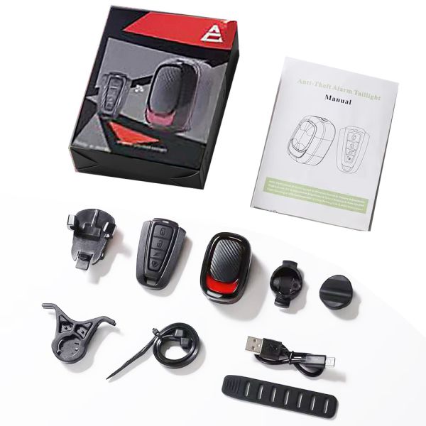 Сигналізація з габаритом A5P-LED(Red), виносна кнопка, Waterproof, ЗП Type-C, Li-Ion акк., дзвінок