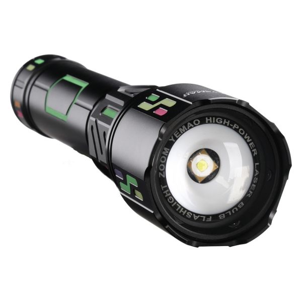Далекобійний ліхтар YEMAO YM-G640Y, 4000LM, акумулятор 33140 (15000 mAh), чохол, блок живлення