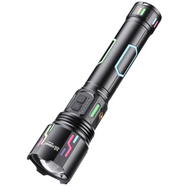 Далекобійний ліхтар YEMAO YM-G640Y, 4000LM, акумулятор 33140 (15000 mAh), чохол, блок живлення