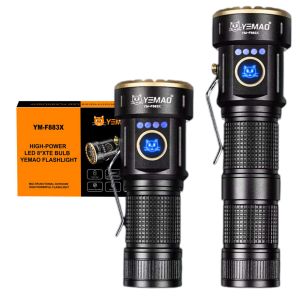 Тактичний ліхтар YEMAO YM-F883X, 3000LM, акумулятори 18650 + 18350 (3200 + 1500 mAh)
