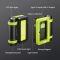 Ліхтар YEMAO YM-B70-XTE+COB(white+red+blue), Li-Ion акумулятор, Power Bank, ЗУ Type-C, магніт, IPX4