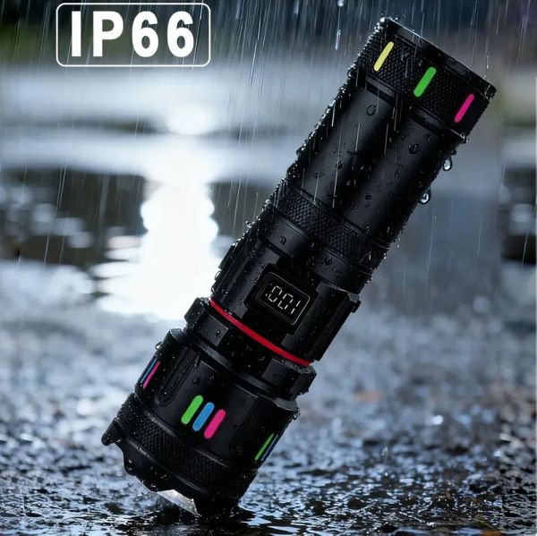 Ліхтар YEMAO YM-G37Y-TG-30W, 1x40700, Power Bank, ЗУ Type-C, zoom, функція лампи, IP66