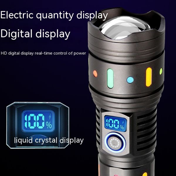 Ліхтар YEMAO YM-G85-TG, 1x32850, Power Bank, ЗУ Type-C, zoom